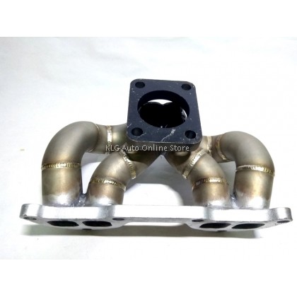 Turbo Manifold Stainless Steel 4G13 4G15 Bottom Mount TD04 TD05 T25 T28 3mm