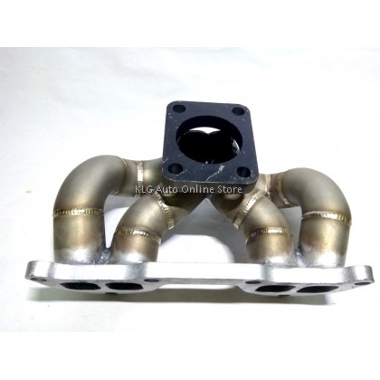 Turbo Manifold Stainless Steel 4G13 4G15 Bottom Mount TD04 TD05 T25 T28 3mm