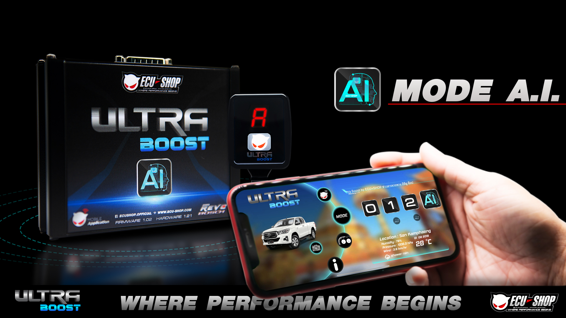 Ecushop Ultra Boost Plug Play Toyota Hilux Fortuner